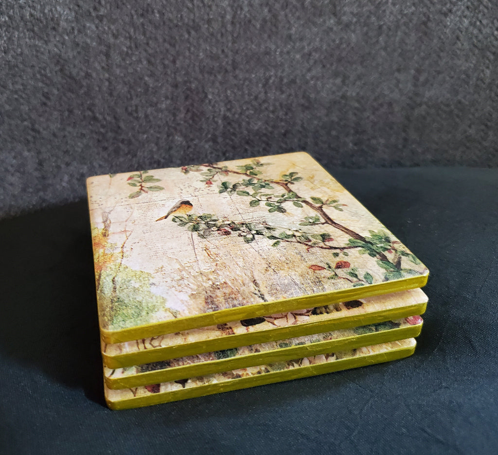 Hedgehog Haven Ceramic Coasters - set of four