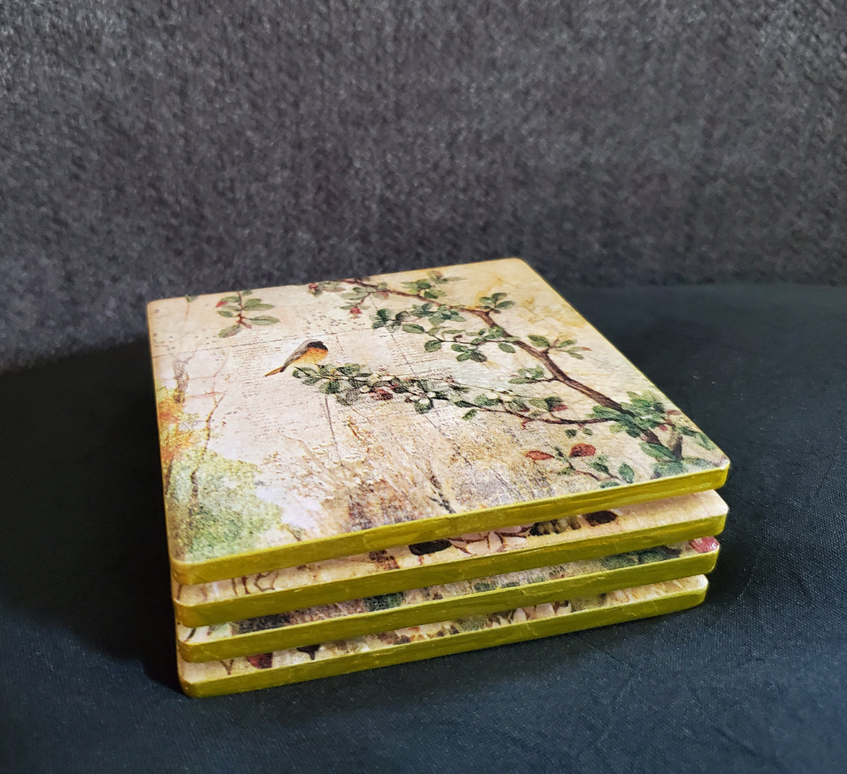 Hedgehog Haven Ceramic Coasters - set of four
