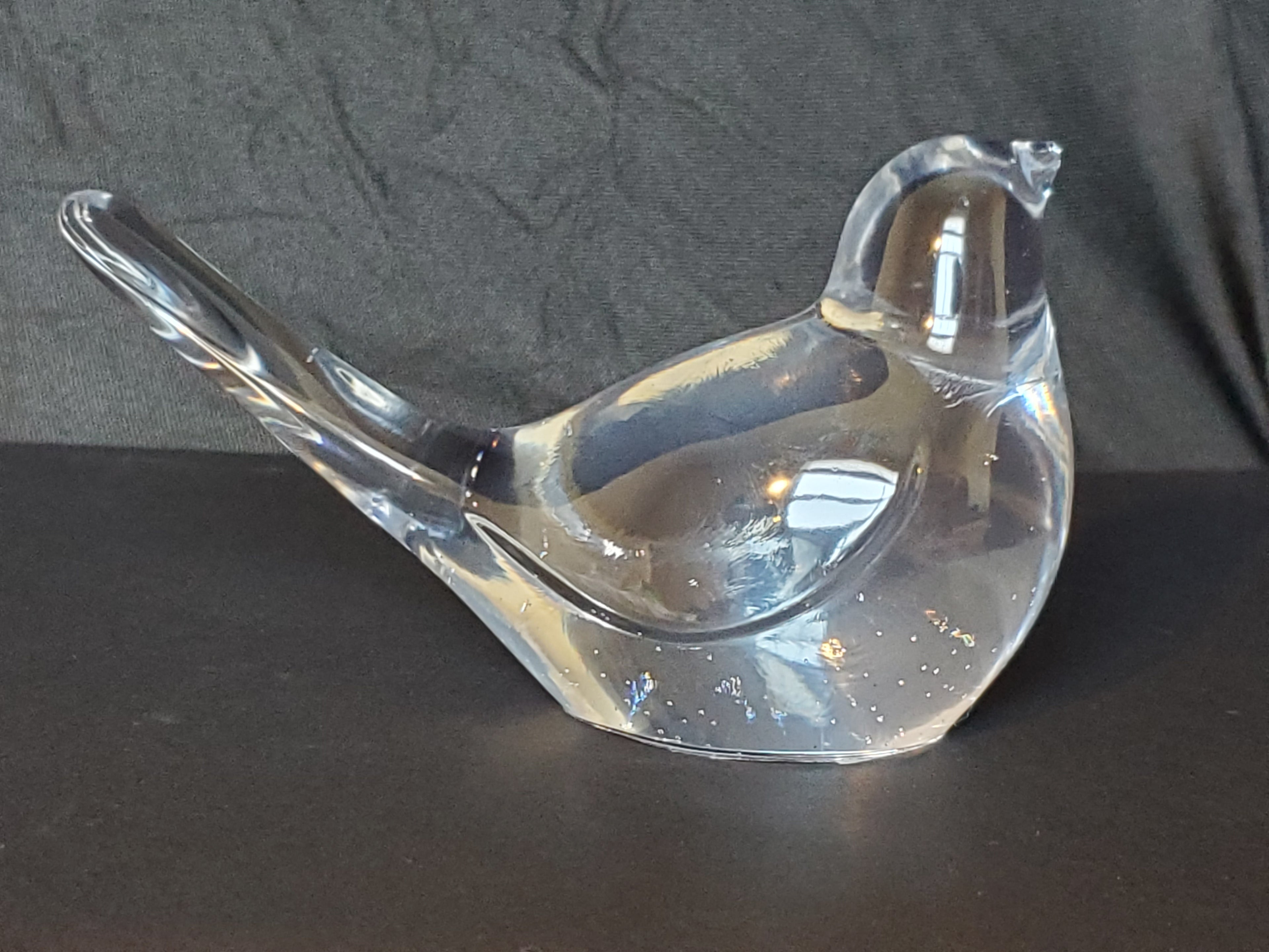 Clear Resin Bird Figurines
