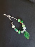 Beaded Silver Bracelet