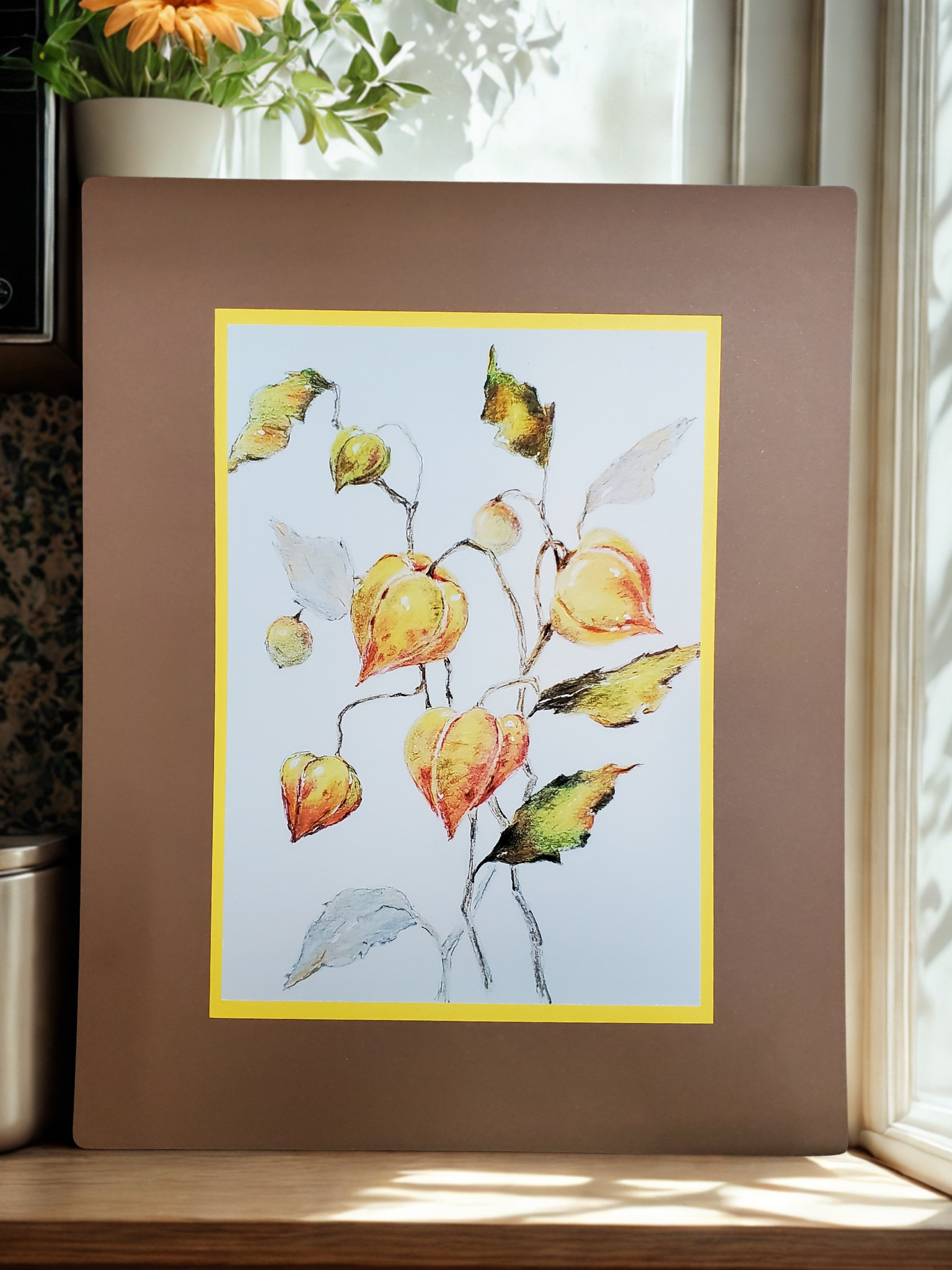 Chinese Lanterns 5x7 Print - Original hand-drawn artwork