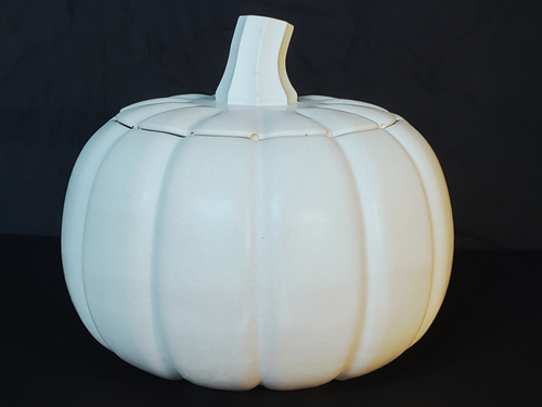 Hand-crafted Pumpkin Jar with lid
