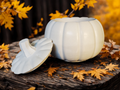 Hand-crafted Pumpkin Jar with lid